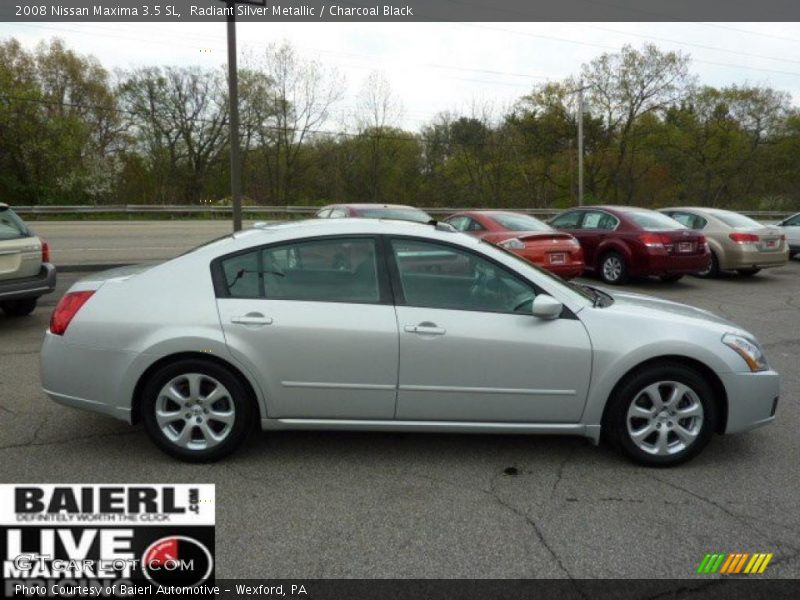 Radiant Silver Metallic / Charcoal Black 2008 Nissan Maxima 3.5 SL