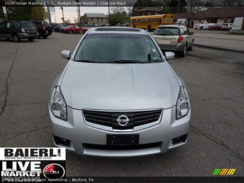 Radiant Silver Metallic / Charcoal Black 2008 Nissan Maxima 3.5 SL