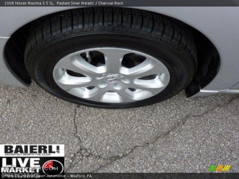 Radiant Silver Metallic / Charcoal Black 2008 Nissan Maxima 3.5 SL