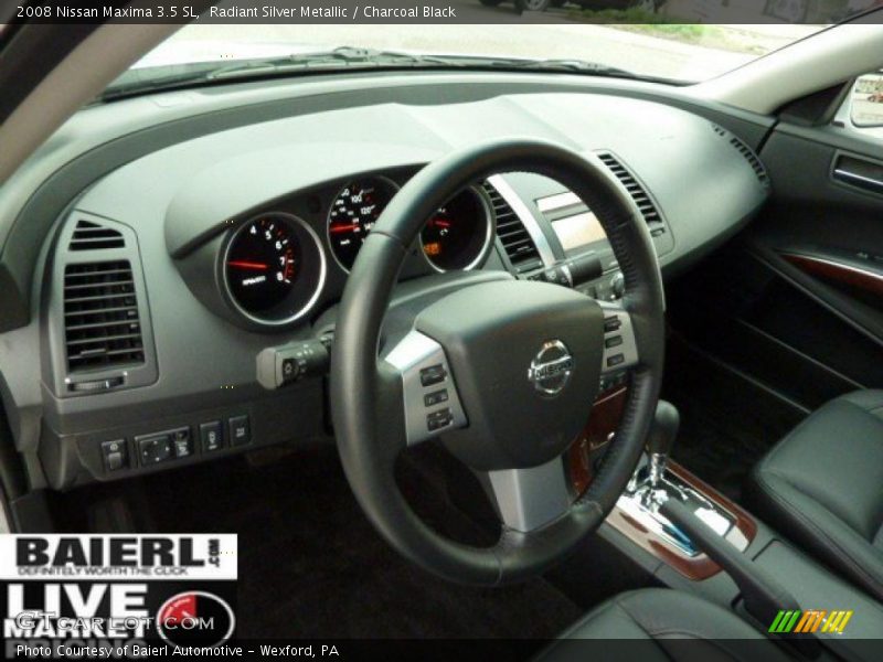 Radiant Silver Metallic / Charcoal Black 2008 Nissan Maxima 3.5 SL