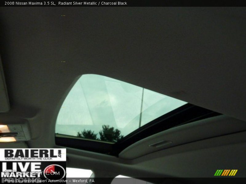 Radiant Silver Metallic / Charcoal Black 2008 Nissan Maxima 3.5 SL