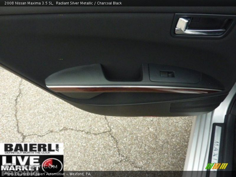 Radiant Silver Metallic / Charcoal Black 2008 Nissan Maxima 3.5 SL