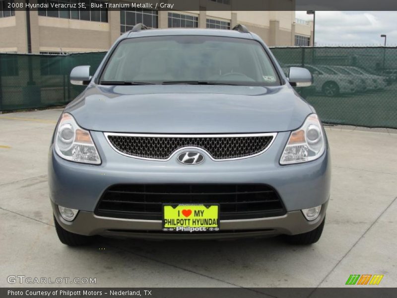 Blue Titanium Metallic / Gray 2008 Hyundai Veracruz SE