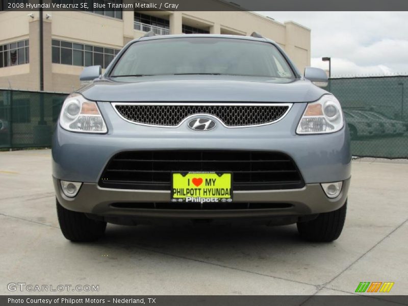Blue Titanium Metallic / Gray 2008 Hyundai Veracruz SE