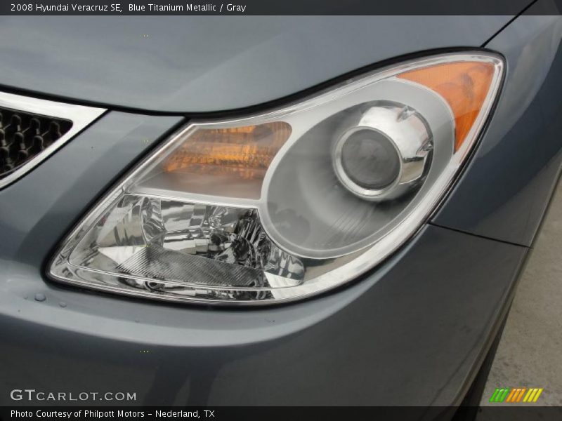 Blue Titanium Metallic / Gray 2008 Hyundai Veracruz SE