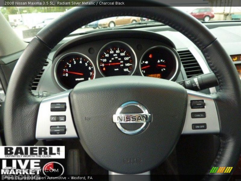 Radiant Silver Metallic / Charcoal Black 2008 Nissan Maxima 3.5 SL