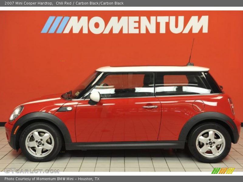 Chili Red / Carbon Black/Carbon Black 2007 Mini Cooper Hardtop