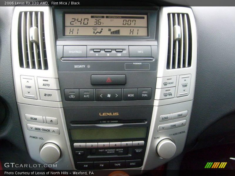 Flint Mica / Black 2006 Lexus RX 330 AWD