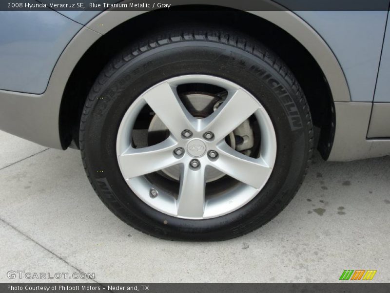 Blue Titanium Metallic / Gray 2008 Hyundai Veracruz SE
