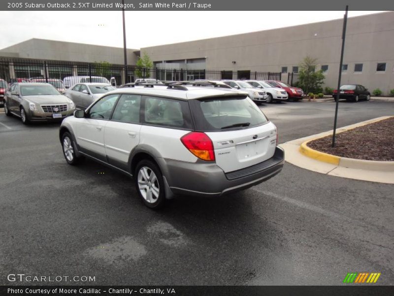 Satin White Pearl / Taupe 2005 Subaru Outback 2.5XT Limited Wagon