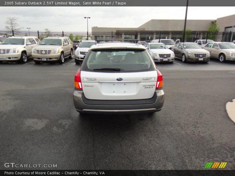 Satin White Pearl / Taupe 2005 Subaru Outback 2.5XT Limited Wagon
