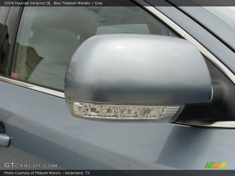 Blue Titanium Metallic / Gray 2008 Hyundai Veracruz SE