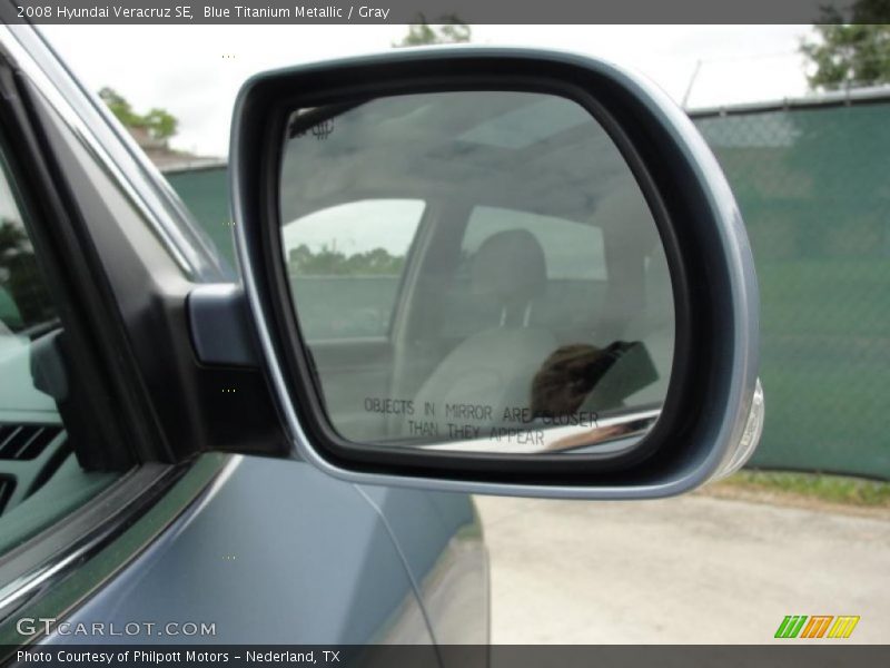 Blue Titanium Metallic / Gray 2008 Hyundai Veracruz SE