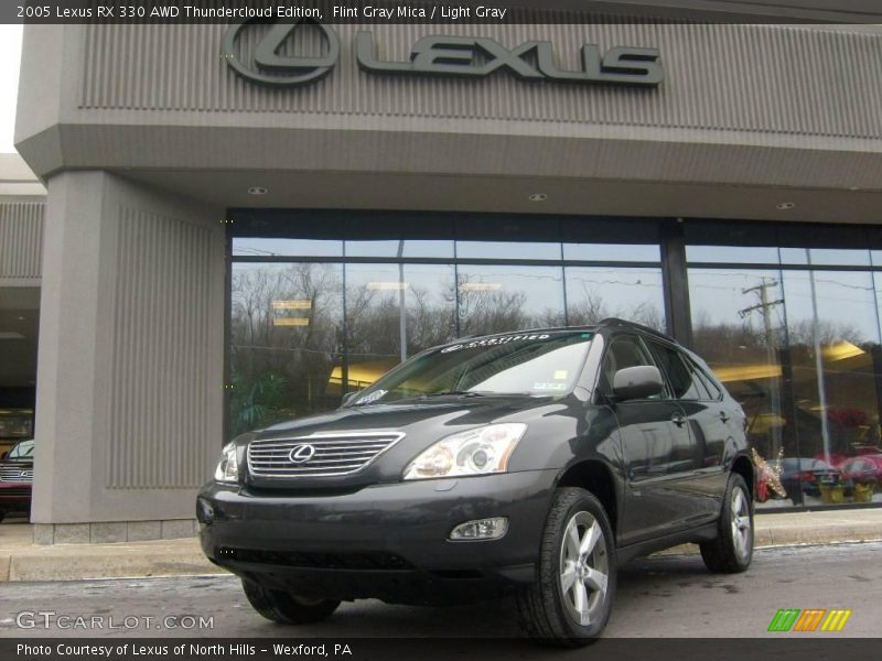 Flint Gray Mica / Light Gray 2005 Lexus RX 330 AWD Thundercloud Edition