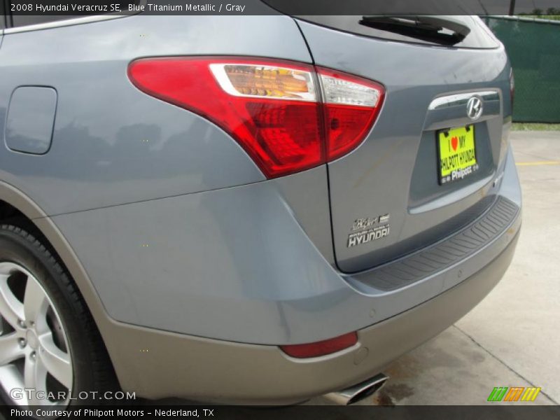 Blue Titanium Metallic / Gray 2008 Hyundai Veracruz SE