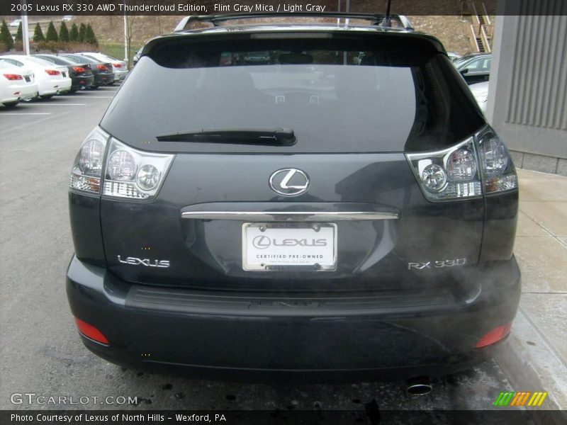 Flint Gray Mica / Light Gray 2005 Lexus RX 330 AWD Thundercloud Edition
