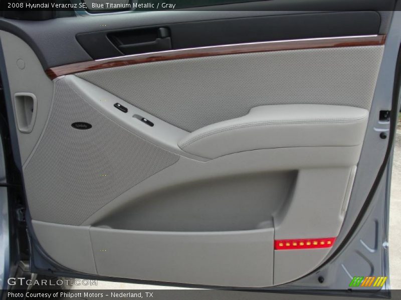 Blue Titanium Metallic / Gray 2008 Hyundai Veracruz SE
