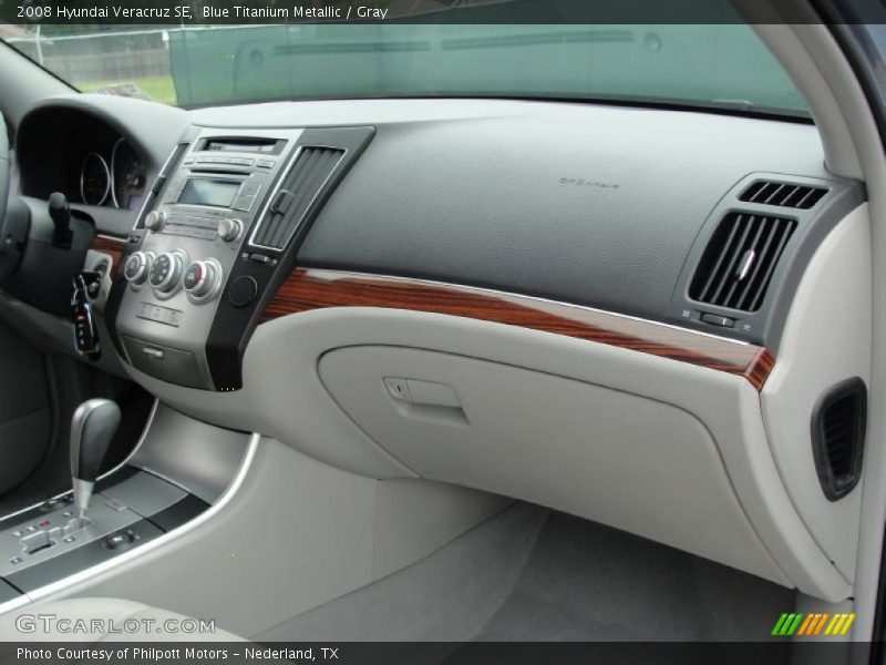 Blue Titanium Metallic / Gray 2008 Hyundai Veracruz SE