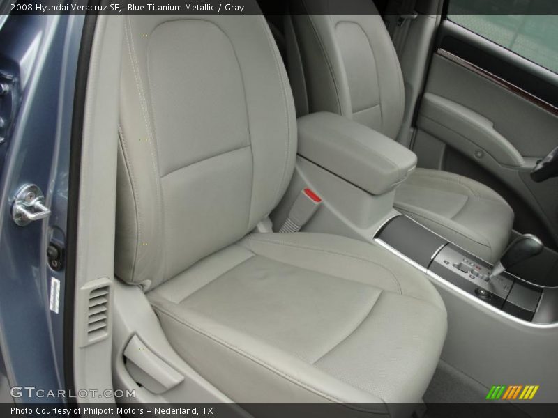 Blue Titanium Metallic / Gray 2008 Hyundai Veracruz SE