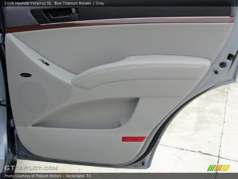 Blue Titanium Metallic / Gray 2008 Hyundai Veracruz SE