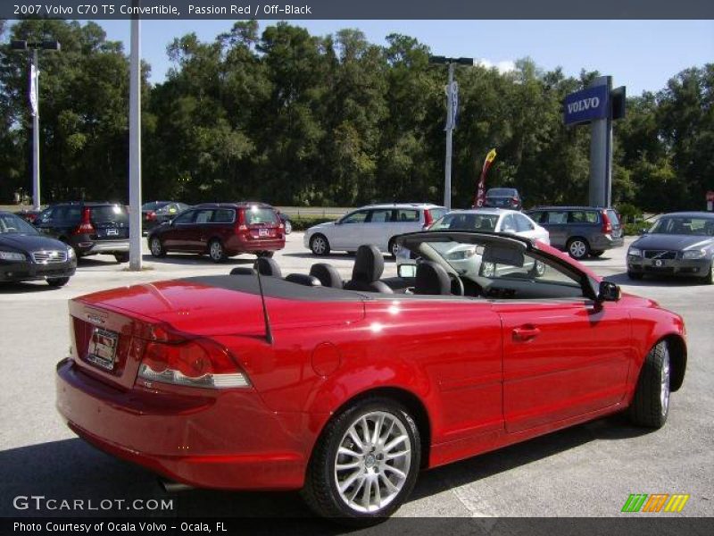 Passion Red / Off-Black 2007 Volvo C70 T5 Convertible