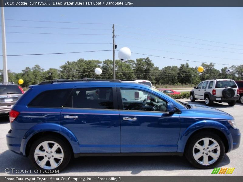 Deep Water Blue Pearl Coat / Dark Slate Gray 2010 Dodge Journey SXT