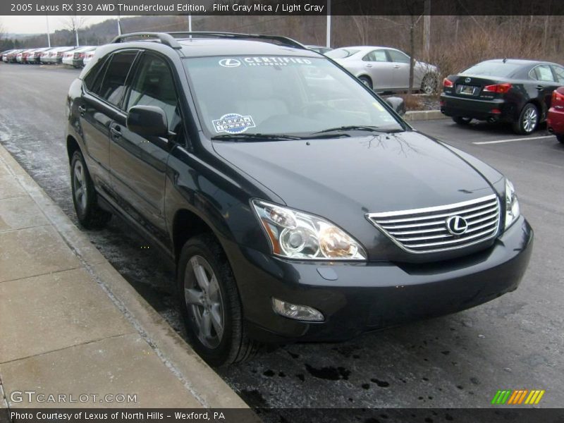 Flint Gray Mica / Light Gray 2005 Lexus RX 330 AWD Thundercloud Edition