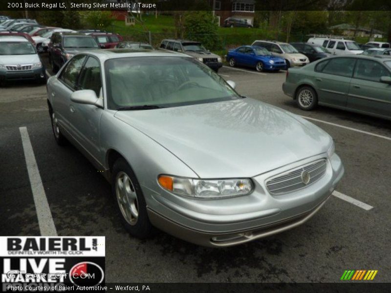 Sterling Silver Metallic / Taupe 2001 Buick Regal LS