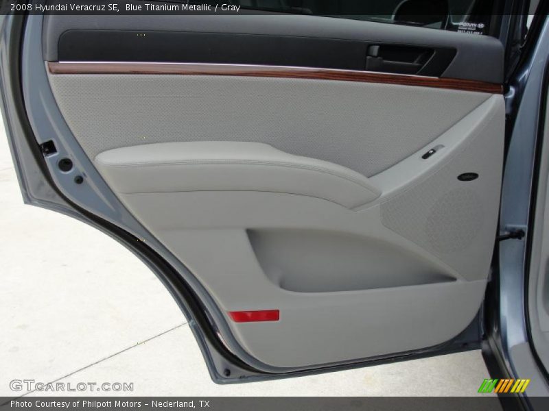 Blue Titanium Metallic / Gray 2008 Hyundai Veracruz SE