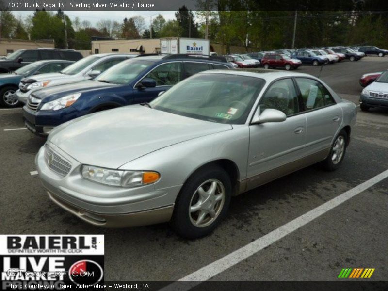 Sterling Silver Metallic / Taupe 2001 Buick Regal LS