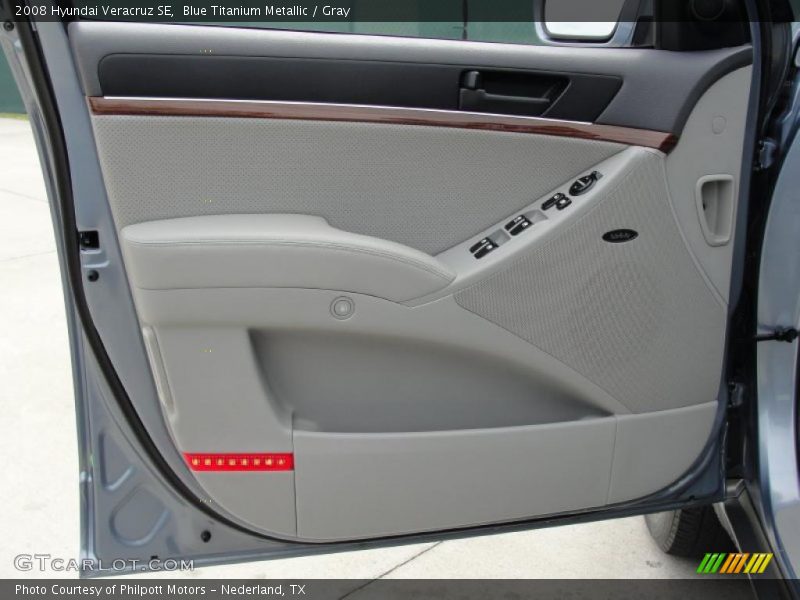 Blue Titanium Metallic / Gray 2008 Hyundai Veracruz SE