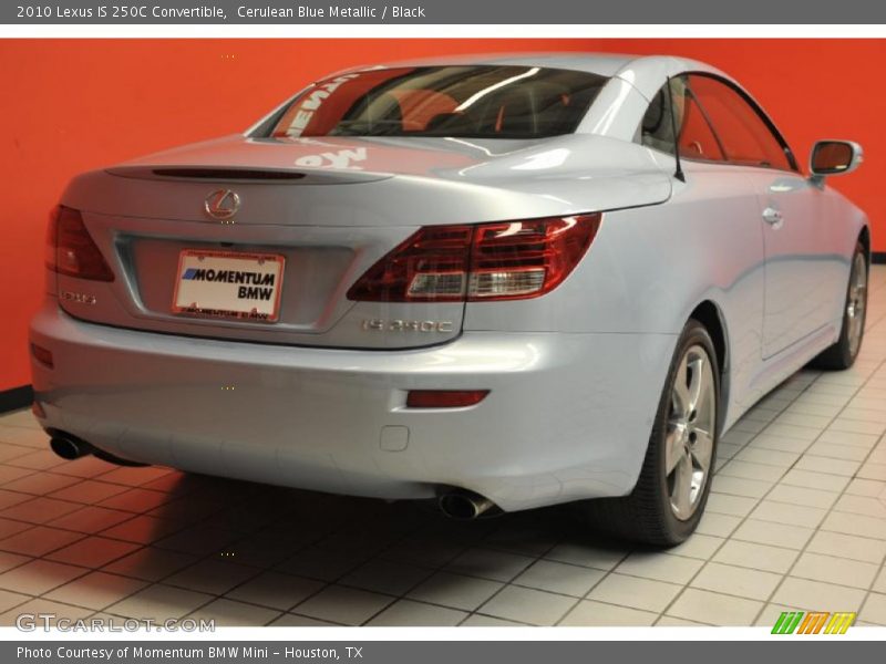 Cerulean Blue Metallic / Black 2010 Lexus IS 250C Convertible