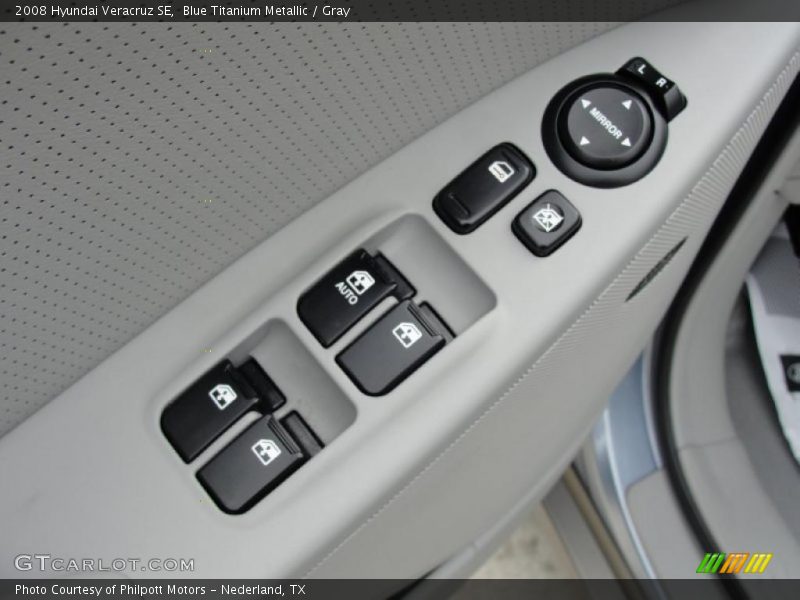 Blue Titanium Metallic / Gray 2008 Hyundai Veracruz SE