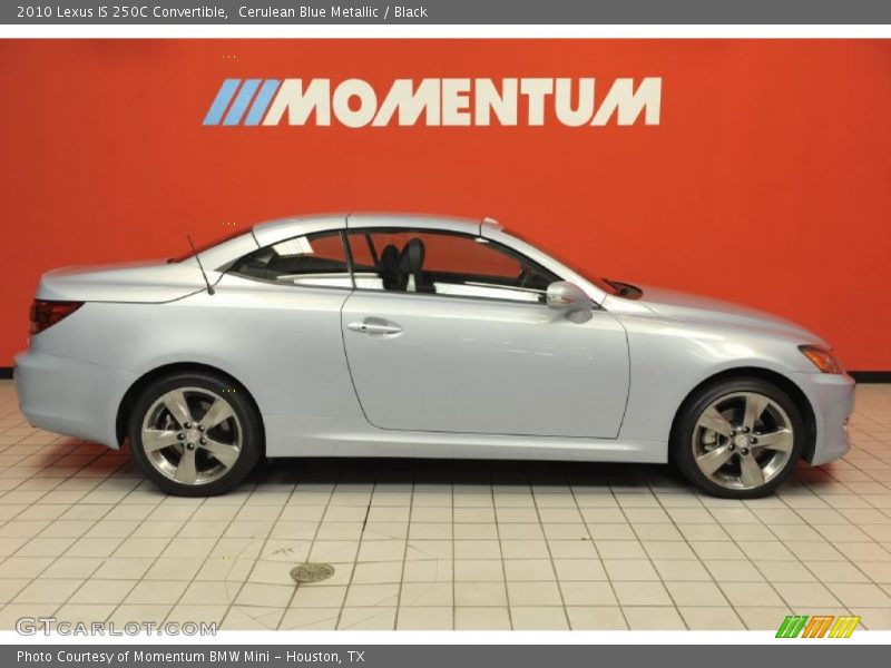 Cerulean Blue Metallic / Black 2010 Lexus IS 250C Convertible