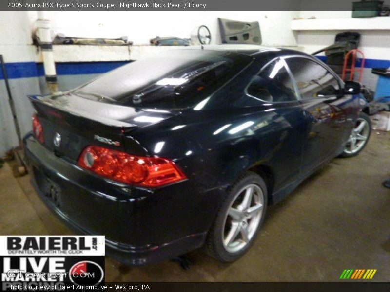 Nighthawk Black Pearl / Ebony 2005 Acura RSX Type S Sports Coupe