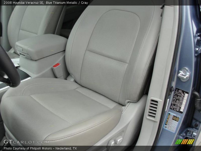 Blue Titanium Metallic / Gray 2008 Hyundai Veracruz SE