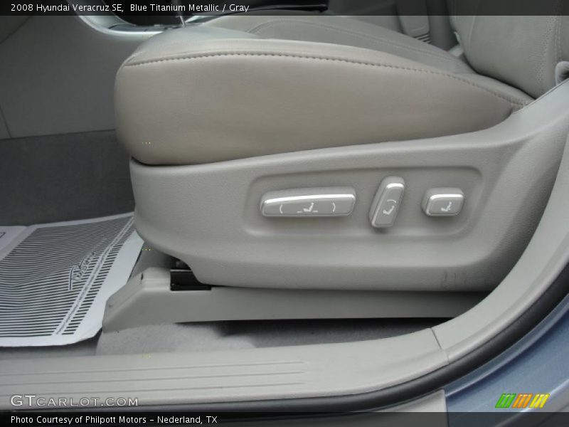 Blue Titanium Metallic / Gray 2008 Hyundai Veracruz SE