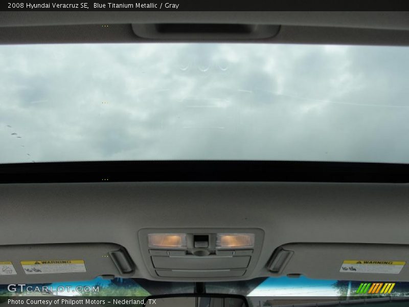 Blue Titanium Metallic / Gray 2008 Hyundai Veracruz SE