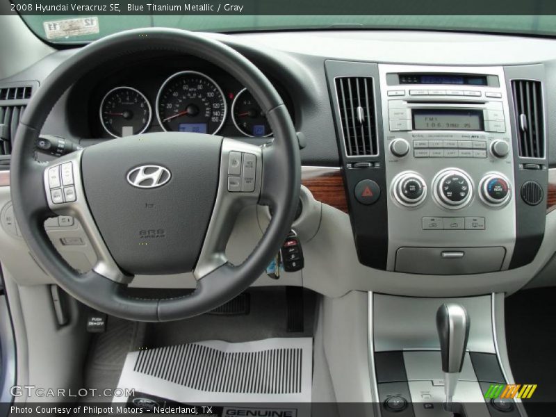 Blue Titanium Metallic / Gray 2008 Hyundai Veracruz SE