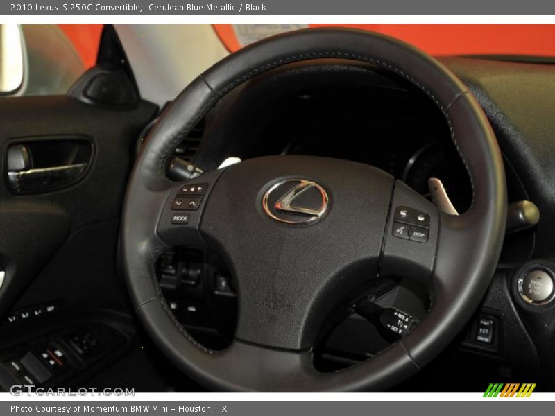 Cerulean Blue Metallic / Black 2010 Lexus IS 250C Convertible