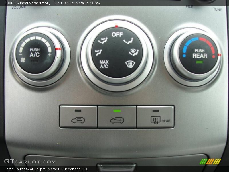 Blue Titanium Metallic / Gray 2008 Hyundai Veracruz SE