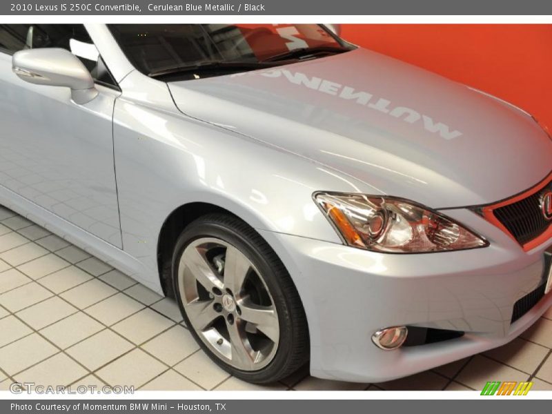 Cerulean Blue Metallic / Black 2010 Lexus IS 250C Convertible