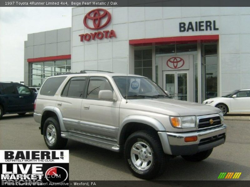 Beige Pearl Metallic / Oak 1997 Toyota 4Runner Limited 4x4