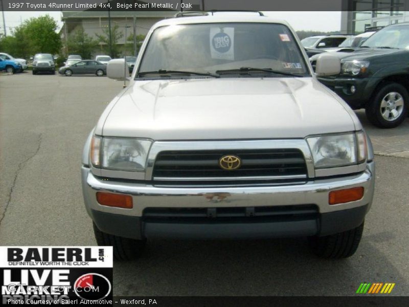 Beige Pearl Metallic / Oak 1997 Toyota 4Runner Limited 4x4