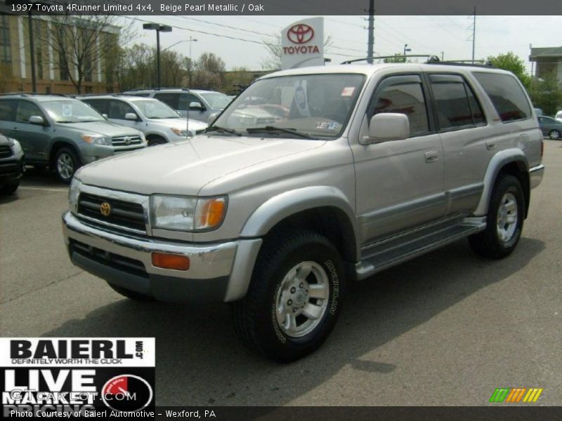 Beige Pearl Metallic / Oak 1997 Toyota 4Runner Limited 4x4