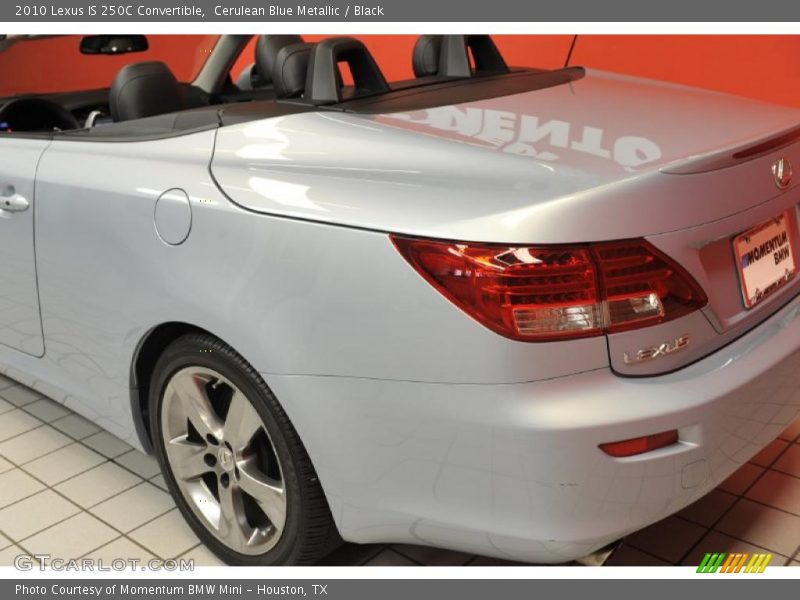 Cerulean Blue Metallic / Black 2010 Lexus IS 250C Convertible