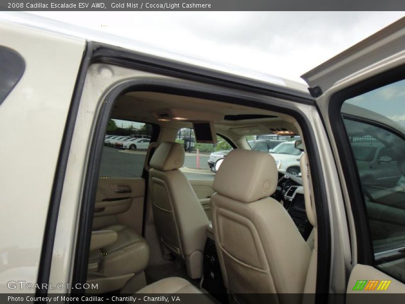 Gold Mist / Cocoa/Light Cashmere 2008 Cadillac Escalade ESV AWD