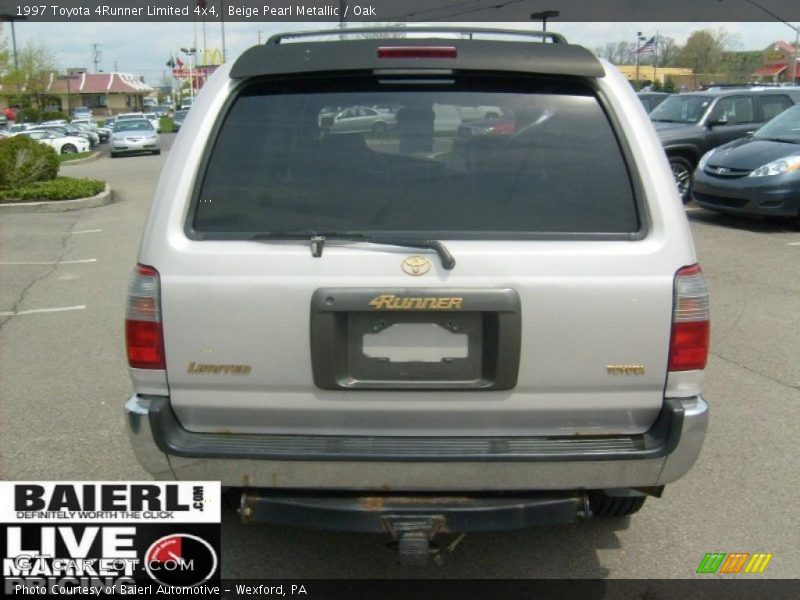 Beige Pearl Metallic / Oak 1997 Toyota 4Runner Limited 4x4