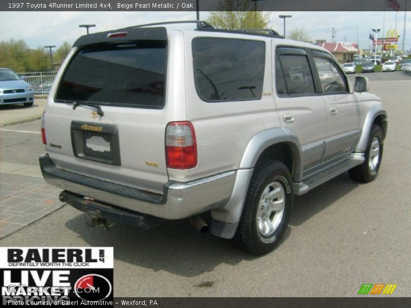 Beige Pearl Metallic / Oak 1997 Toyota 4Runner Limited 4x4