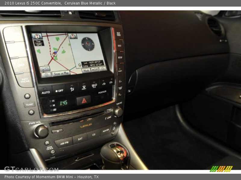 Cerulean Blue Metallic / Black 2010 Lexus IS 250C Convertible